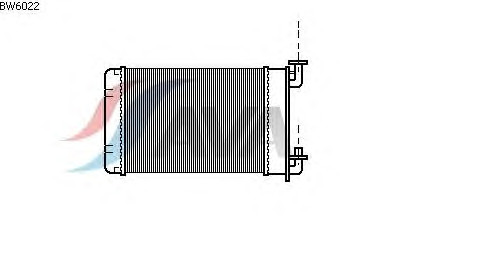 Радиатор печки FP14N98X код Glyser: 026022